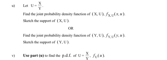 Solved 1. Let the joint probability density function for | Chegg.com