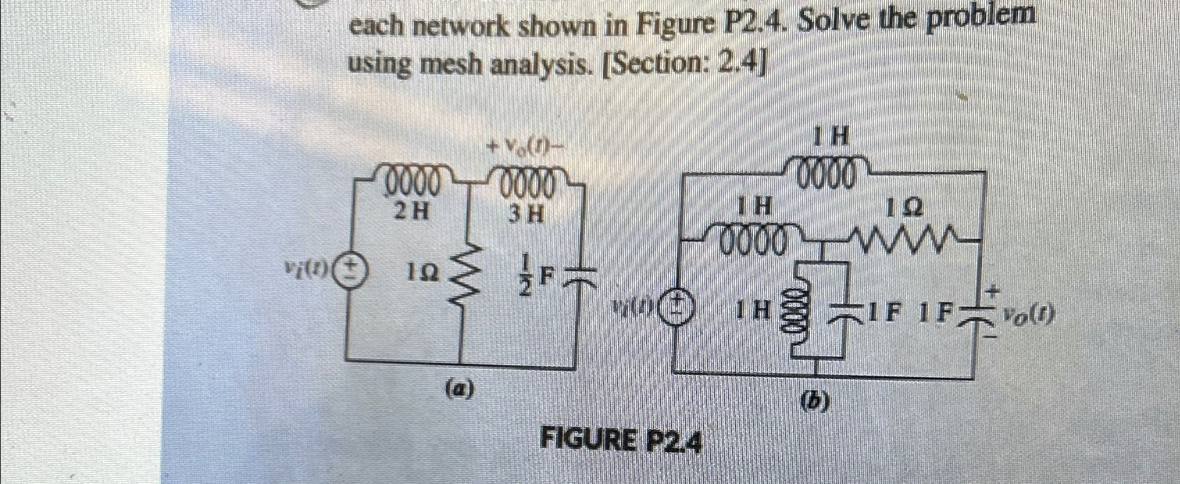 Solved each network shown in Figure P2.4. ﻿Solve the problem | Chegg.com