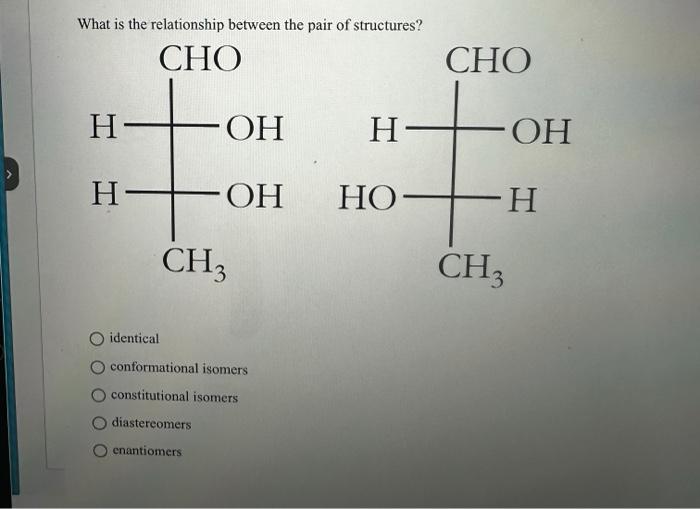 Solved What is the relationship between the pair of | Chegg.com