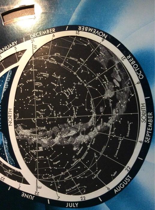5. Rotate the planisphere so that 'MORTH' appears at | Chegg.com