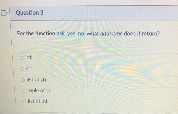 Solved For the function display_instruct, what does it | Chegg.com