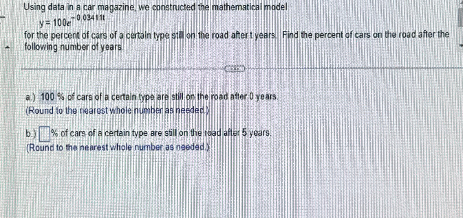 Solved Using data in a car magazine, we constructed the | Chegg.com