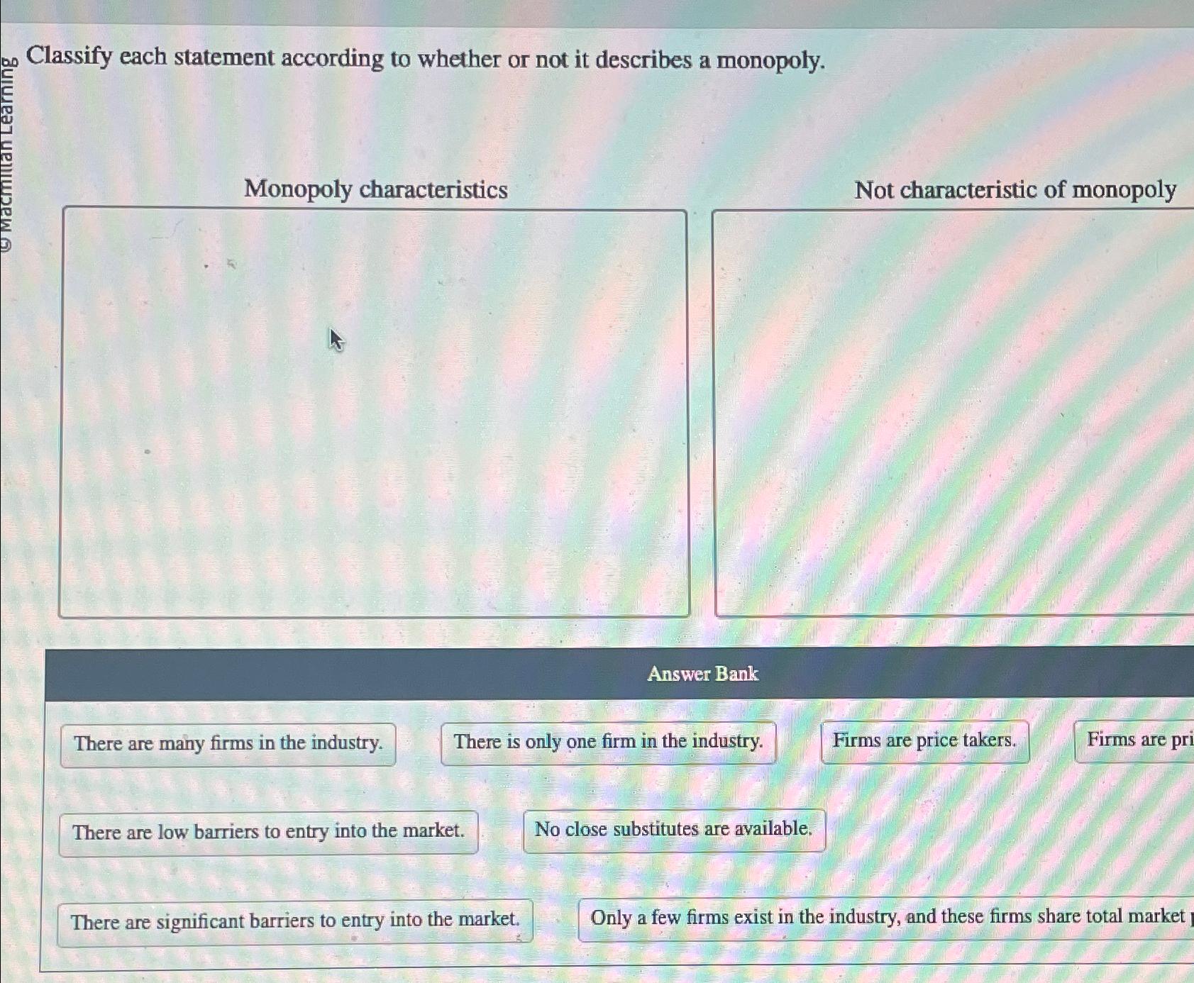 Solved Classify each statement according to whether or not | Chegg.com