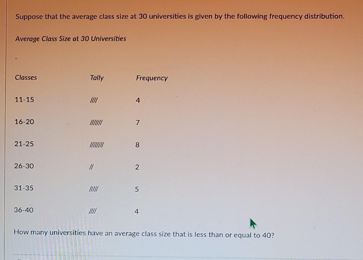 solved-suppose-that-the-average-class-size-at-30-chegg