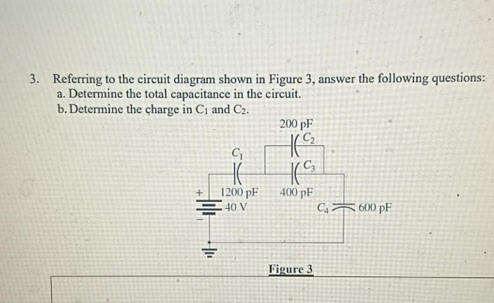 Solved 3. Referring to the circuit diagram shown in Figure | Chegg.com