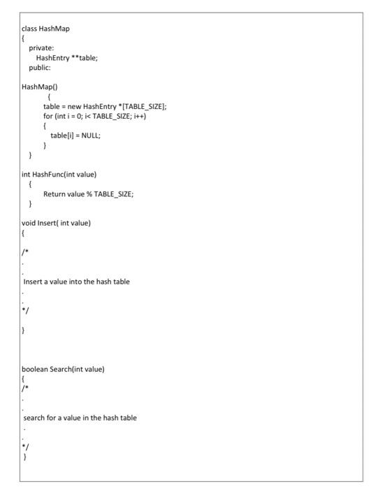 Solved the following is a code with missing parts to chegg