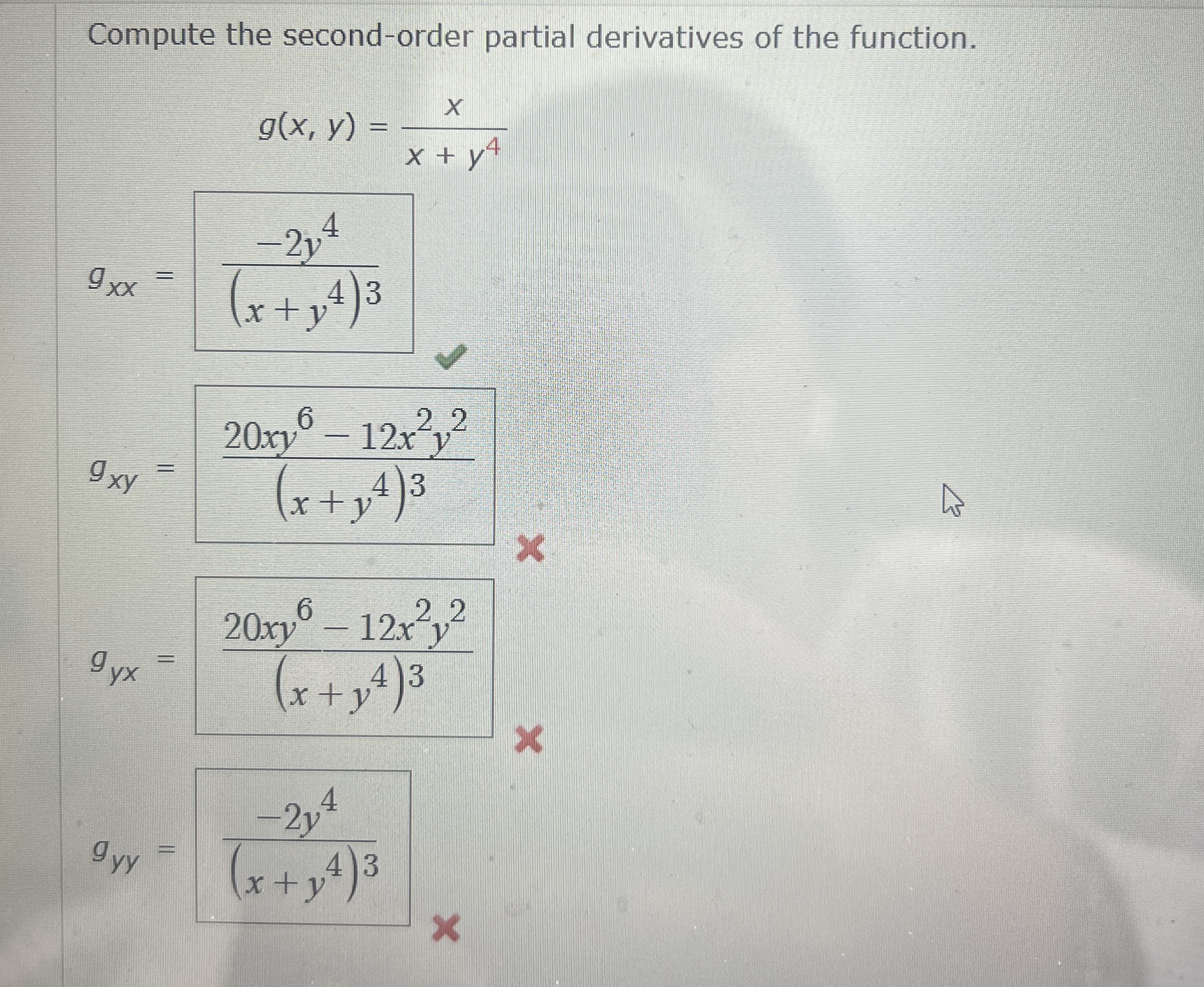 Solved Compute the second-order partial derivatives of the | Chegg.com