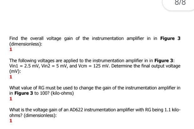 Solved 878 Find the overall voltage gain of the | Chegg.com