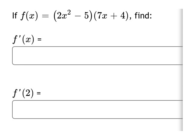 Solved 50 1 Pt 5 3 0 Details Find The Derivative Of The F Chegg Com