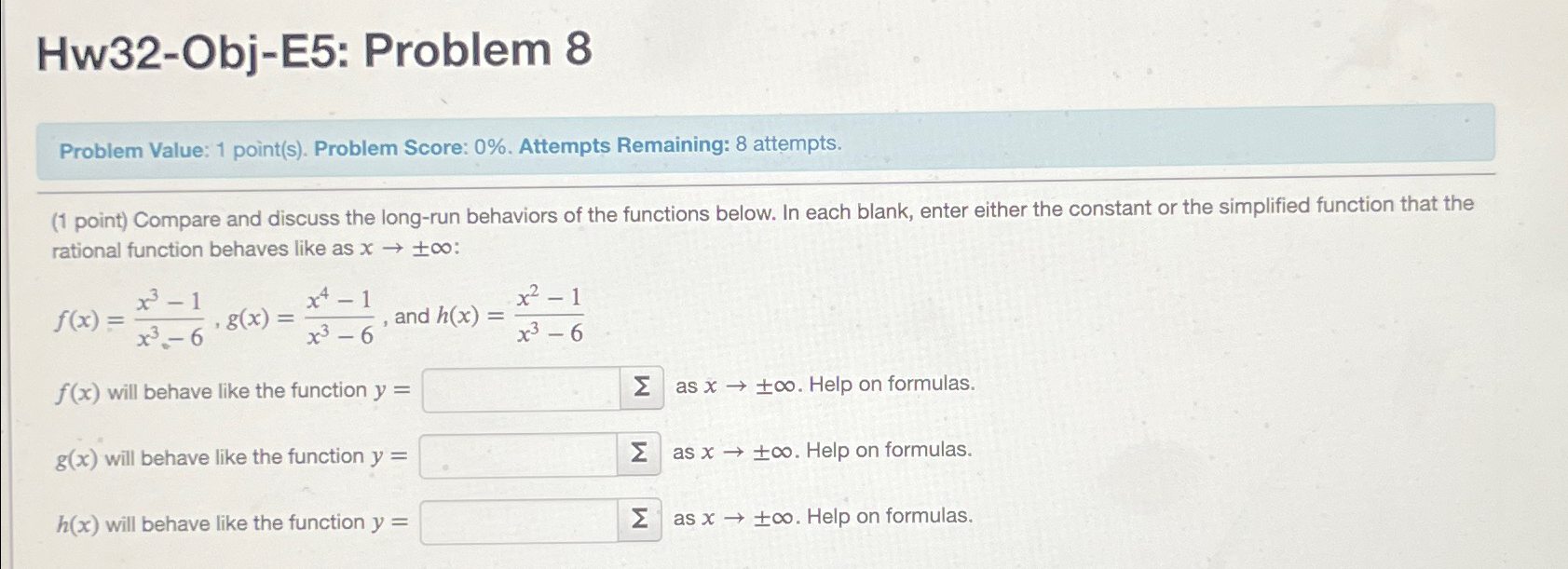 Solved Hw32ObjE5 Problem 8Problem Value 1 ﻿point(s).
