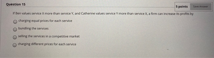 Solved Question 14 5 points Save Answer Suppose two | Chegg.com