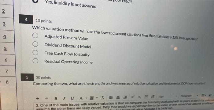 10 points Which valuation method will use the lowest | Chegg.com