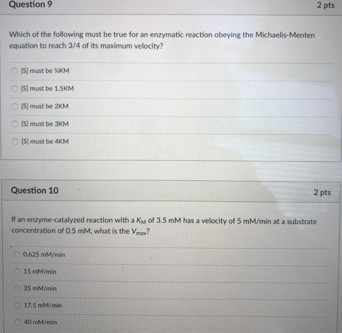 Solved Question 4 2 pts Which of the following indicates | Chegg.com