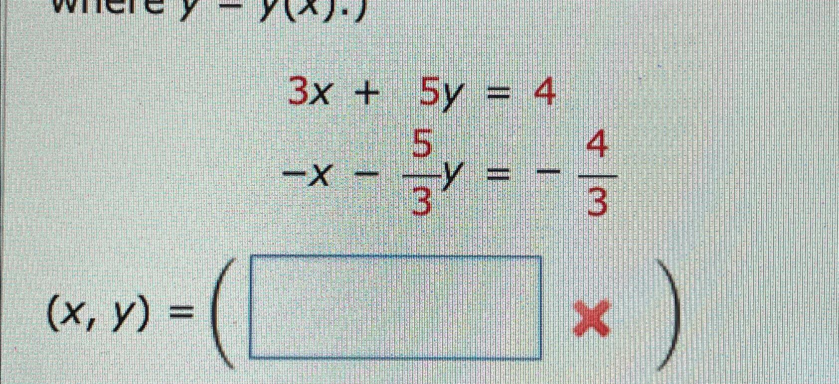 3x 4y 3 18x 3y 5