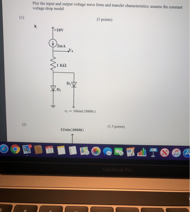 Solved Plot the input and output voltage wave form and | Chegg.com