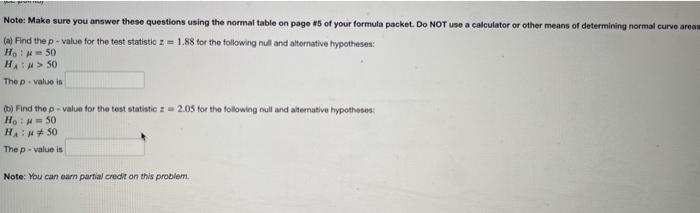 Solved Note: Make sure you answer these questions using the | Chegg.com
