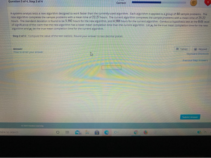 Solved Question 3 of 4, Step 2 of 4 Correct A systems | Chegg.com