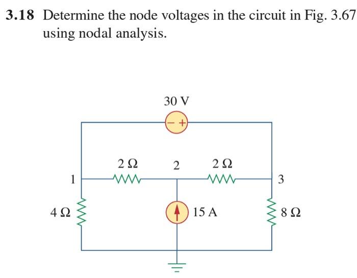 Solved 3 12 Using Nodal Analysis Determine Vo In The