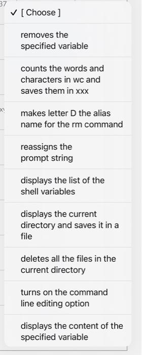 Solved Match the following questions with the correct | Chegg.com