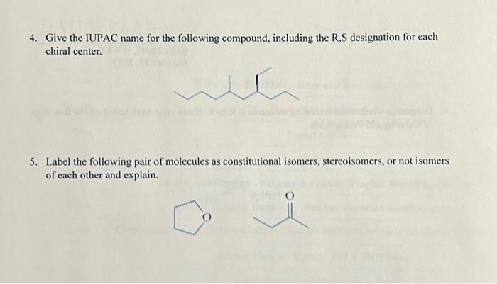 Solved 1. Determine whether the following molecule is R or | Chegg.com