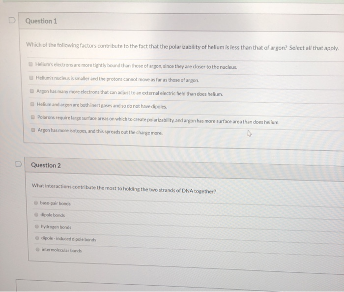 Solved Question 1 Which of the following factors contribute | Chegg.com