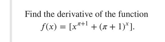 Solved Find the derivative of the function f(x) = (x++1 + (1 | Chegg.com