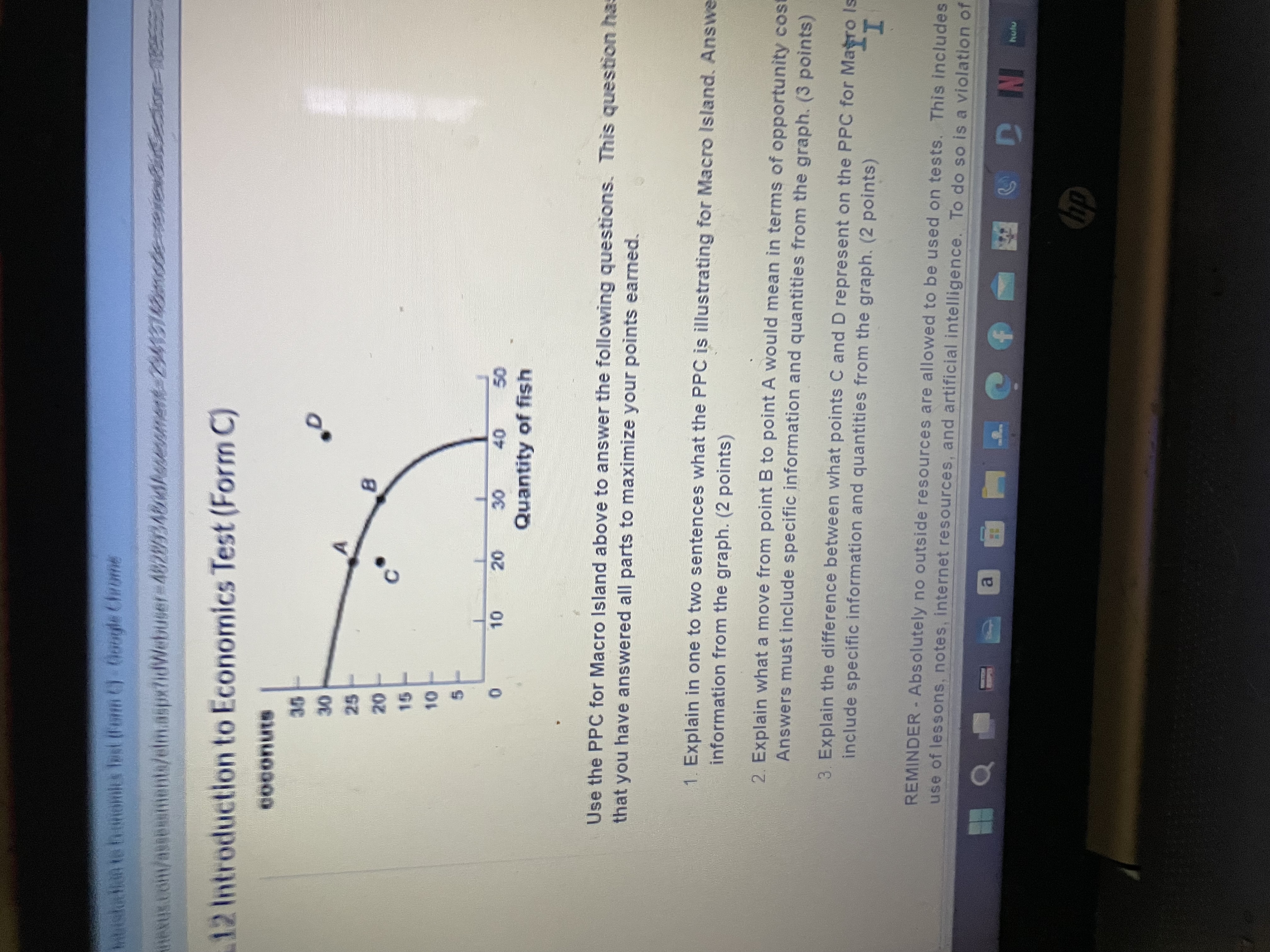 Solved 12 ﻿Introduction to Economics Test (Form C)eoerUse | Chegg.com