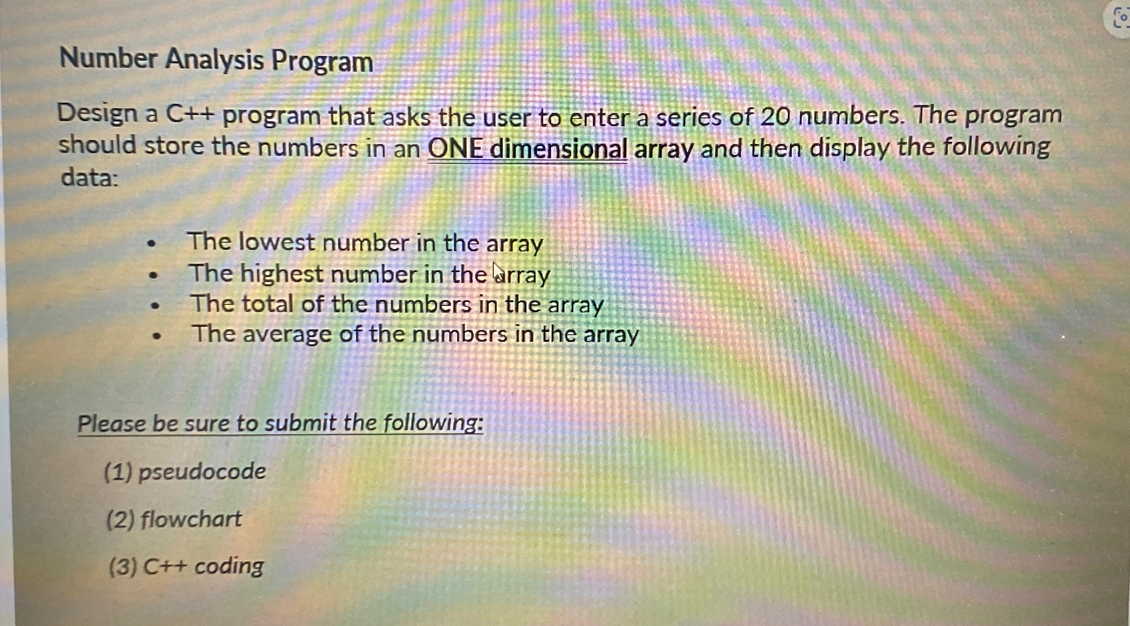 Solved Number Analysis ProgramDesign a C++ ﻿program that | Chegg.com