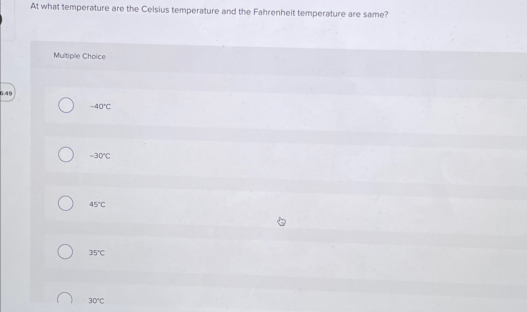 Solved At what temperature are the Celsius temperature and | Chegg.com