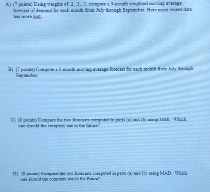5. (30 points) The Instant Paper Clip Office Supply
