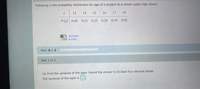 Solved Following is the probability distribution for age of | Chegg.com