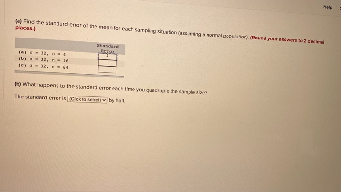 solved-help-a-find-the-standard-error-of-the-mean-for-each-chegg