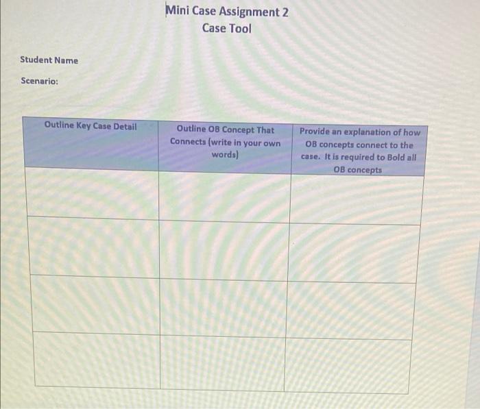 Solved Steps 1. Download the case tool from the course shell | Chegg.com