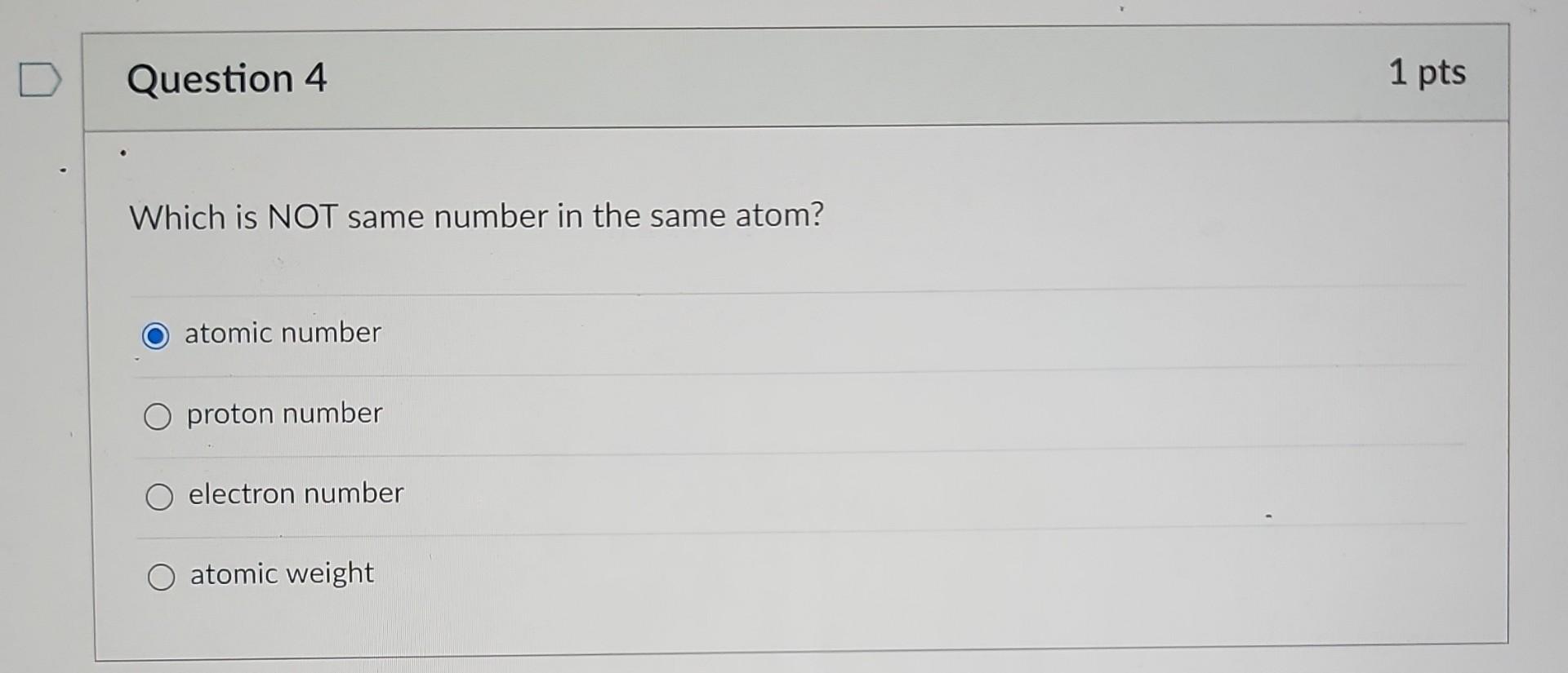 atom having same atomic number but different mass number is called