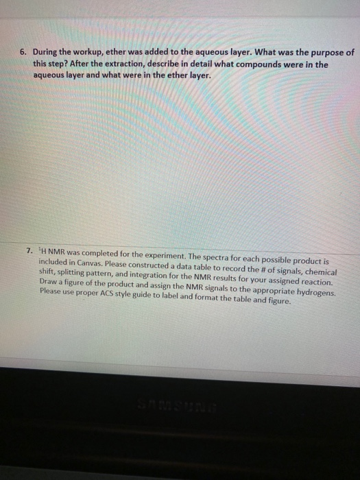 Solved Fischer Esterification Synthesis Lab Report Name: | Chegg.com