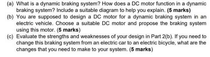 dc braking system