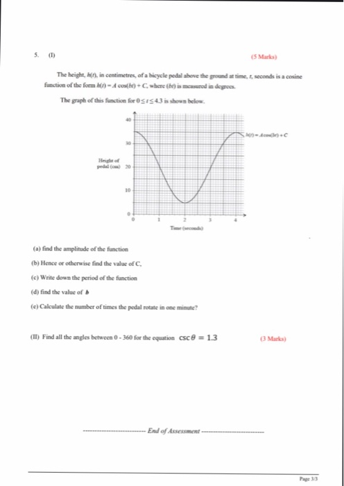 Solved 1. The Height Of A Vertical Cliff Is 450 M. The Angle 