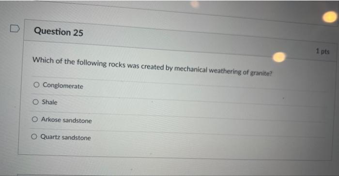 Solved Which of the following minerals found in limes ne | Chegg.com