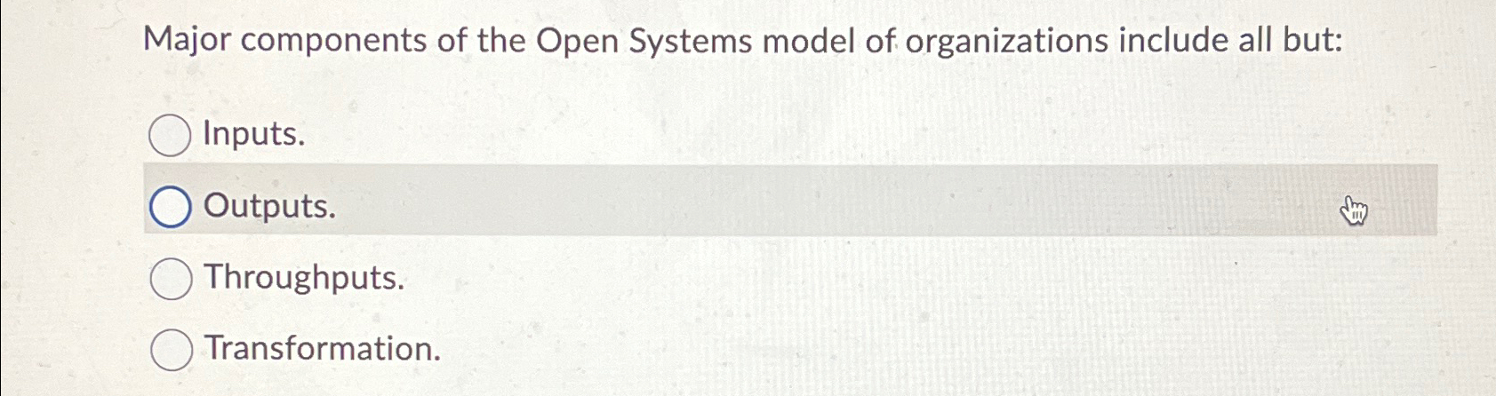 Solved Major components of the Open Systems model of | Chegg.com