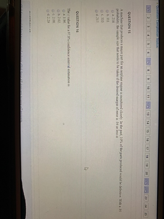 Solved question completion Status 23 4 5 6 B9 10 11 12 13 14 | Chegg.com