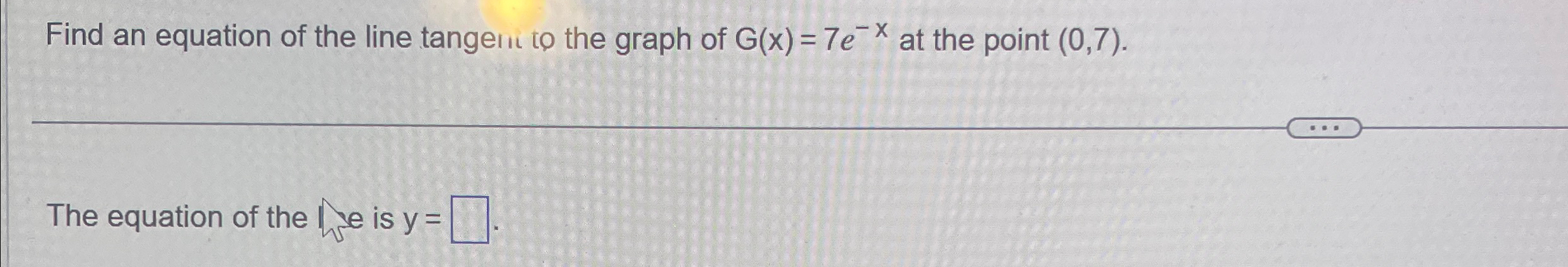 Solved Find an equation of the line tangen to the graph of | Chegg.com