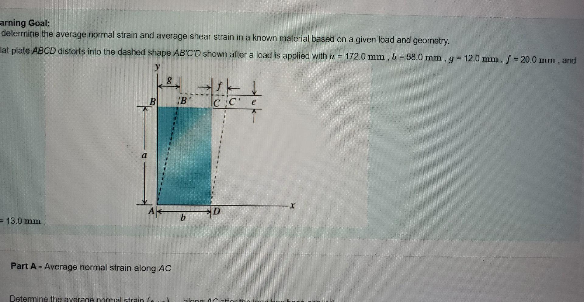 solved-arning-goal-determine-the-average-normal-strain-and-chegg