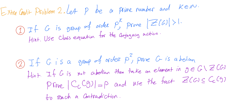 Solved Extra Credit Problem 2. ﻿Let P ﻿be a prime number and | Chegg.com