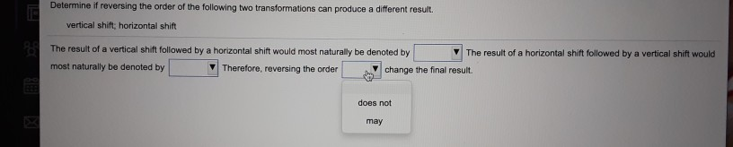 Solved Determine if reversing the order of the following two | Chegg.com