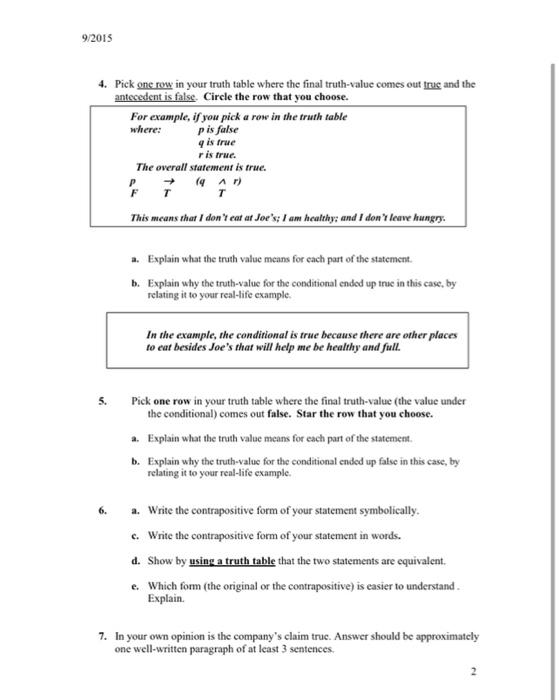 Solved 9/2015 Names of group members: MATH 136 Logic | Chegg.com