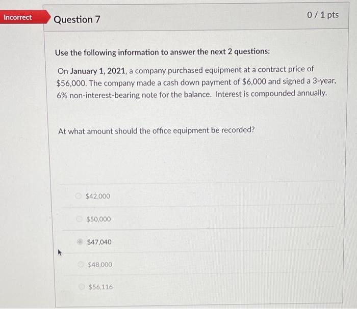 Solved Use the following information to answer the next 2 | Chegg.com