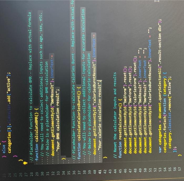 Solved attached is my code i need the two section added | Chegg.com
