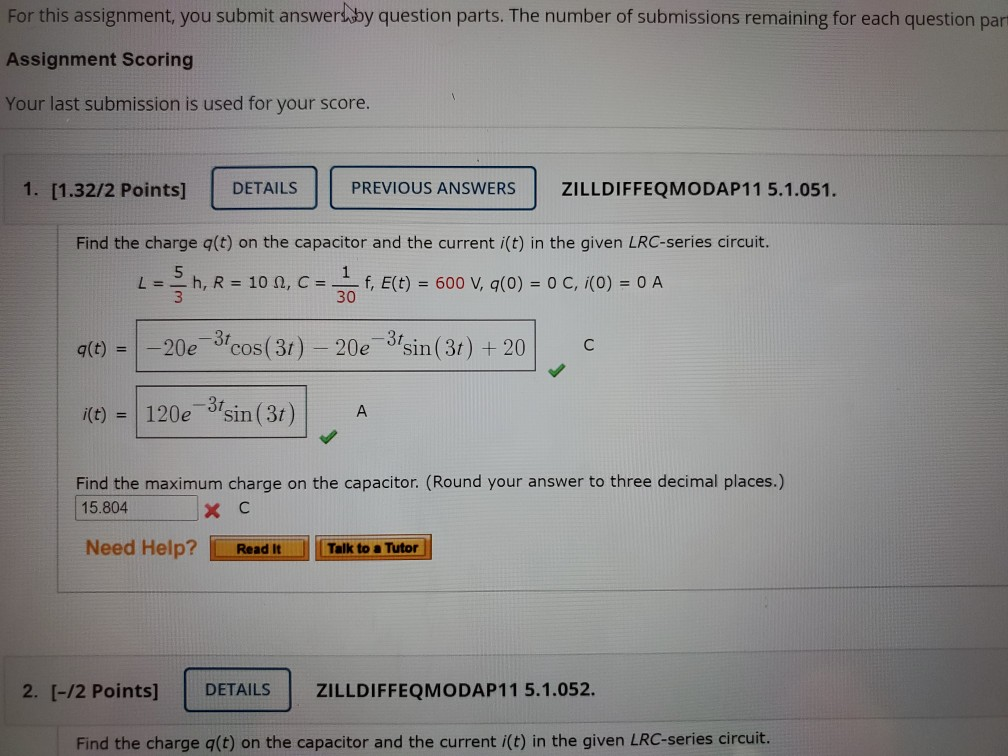 Solved For this assignment, you submit answerhby question | Chegg.com