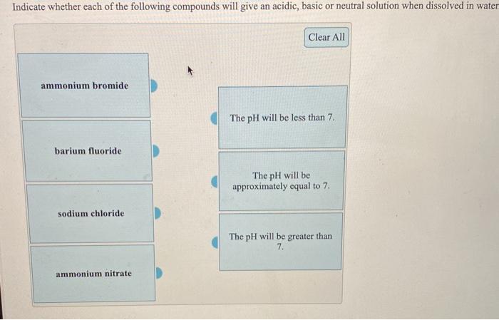 Solved Indicate whether each of the following compounds will | Chegg.com