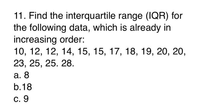 How to Find Interquartile Range (IQR)